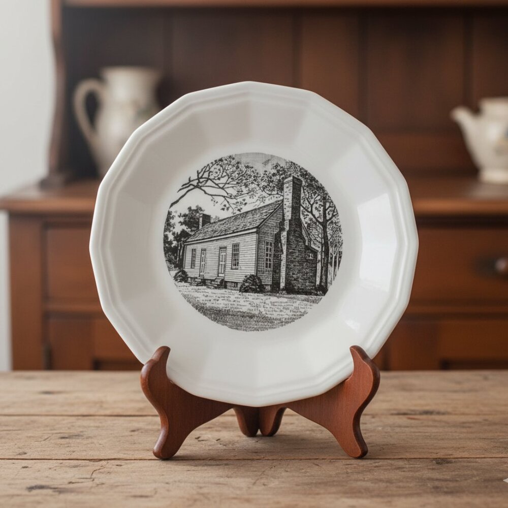 VINTAGE LUCILLE S PIPER MEMORY PLATE